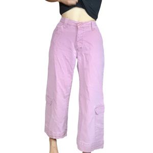 Pink cargo pants